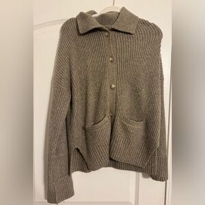 Abercrombie & Fitch Women's Brown Cardigan with Button Front